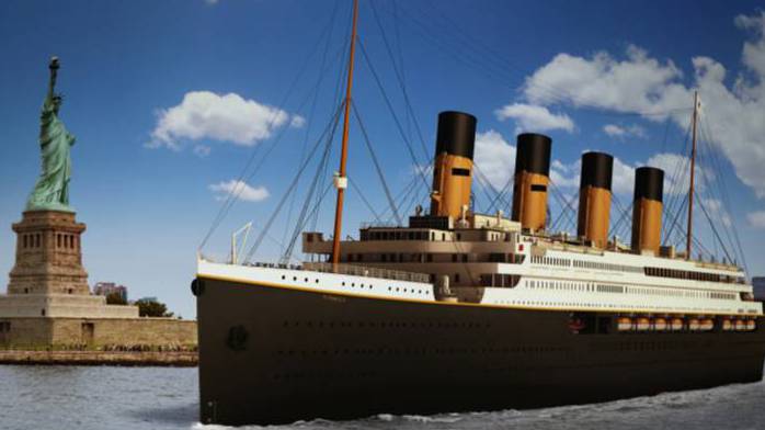 Модель копии Титаника