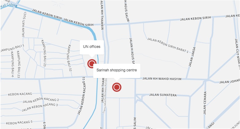 В столице Индонезии произошла серия взрывов