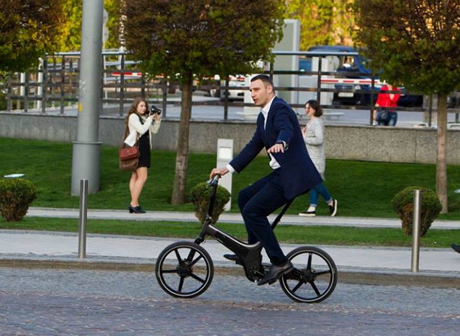 Виктор Кличко отпраздновал день велосипеда