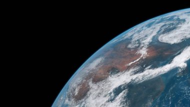 Такой вид на планету открывается с японского метеоспутника "Химавари-8"