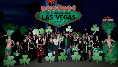 17 марта всех приветствует зеленый Лас-Вегас