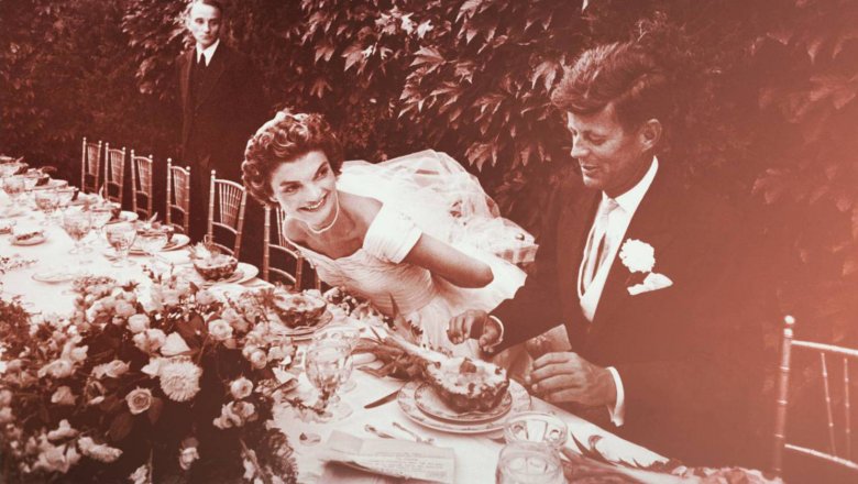Джон Кеннеди и супруга Жаклин