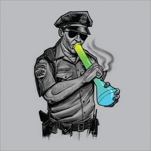 Полицейский курит марихуану марихуана растить дома