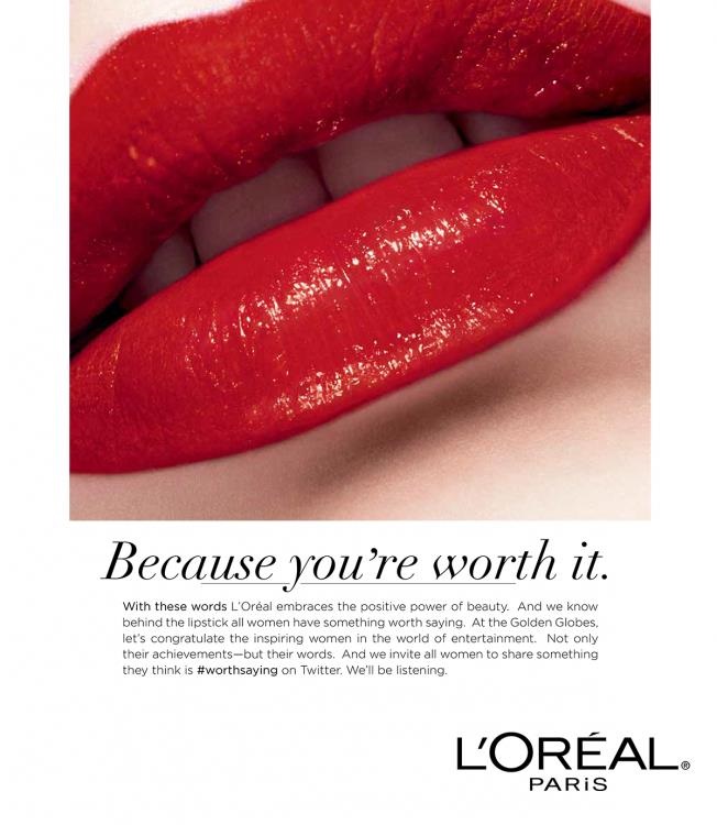 L'Oréal Paris виступает против сексизма на красной дорожке
