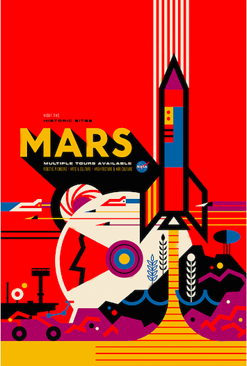 NASA выпустила постеры в поддержку космического туризма