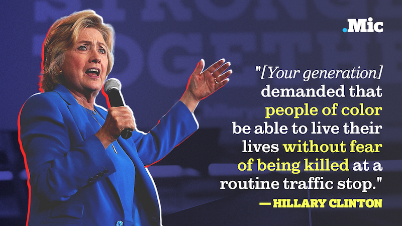 Хиллари Клинтон поблагодарила молодежь за перемены и либерализм