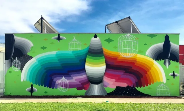 8 работ художника Okuda, который разрисовал вагоны киевского метро