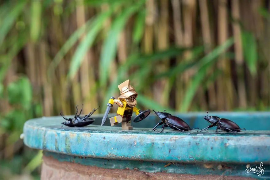 Фотограф создал Lego-миниатюры, ожидая рождения дочери