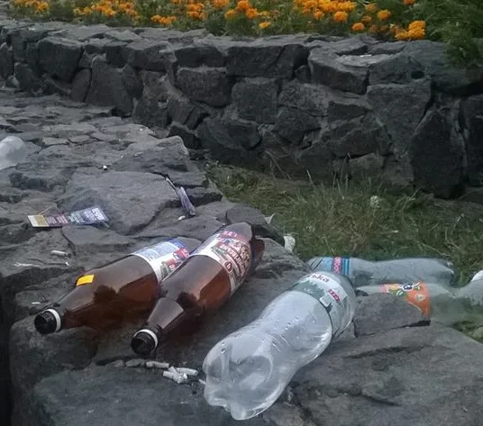 Киеву не хватает урн: столица завалена мусором