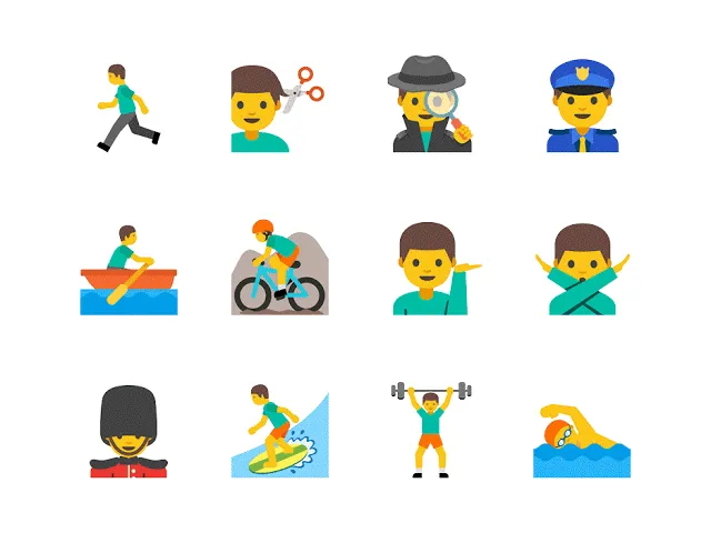 Рок-звезды, исследовательницы, сварщицы: новые Google - эмодзи поддерживают равенство полов.