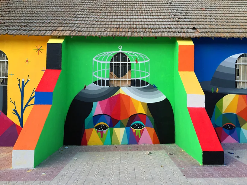 6 работ художника Okuda, который разрисовал вагоны киевского метро
