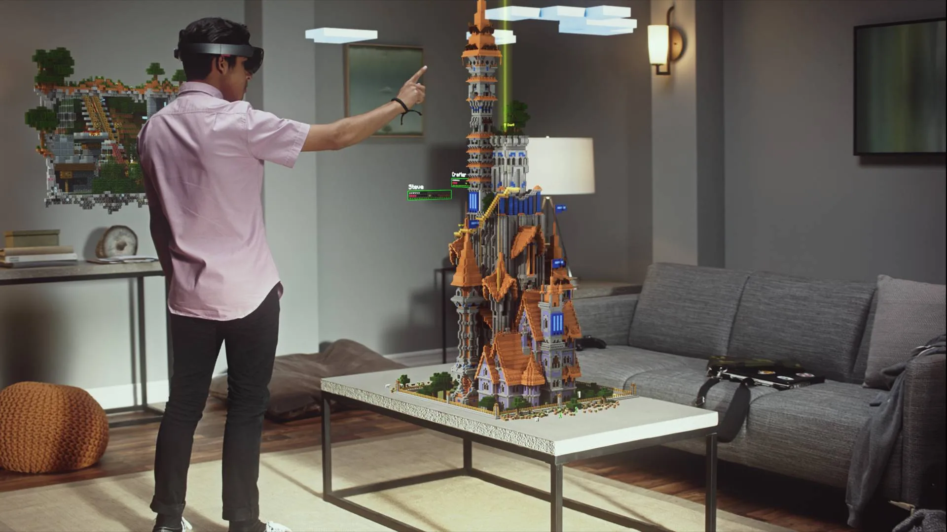 С HoloLens ваши замки в Minecraft станут, как настоящие. Или нет