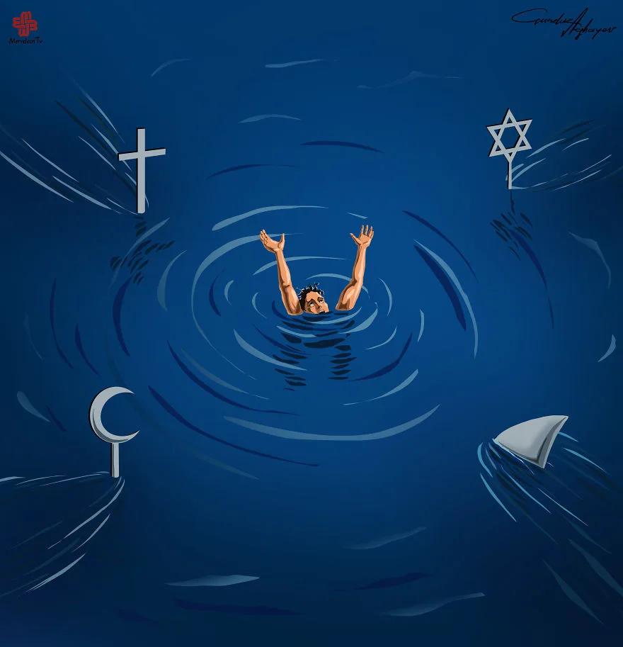Миграция, война, террор: карикатурист изображает мировые проблемы