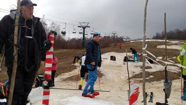 Как проводили Чемпионат Украины по лыжам без снега