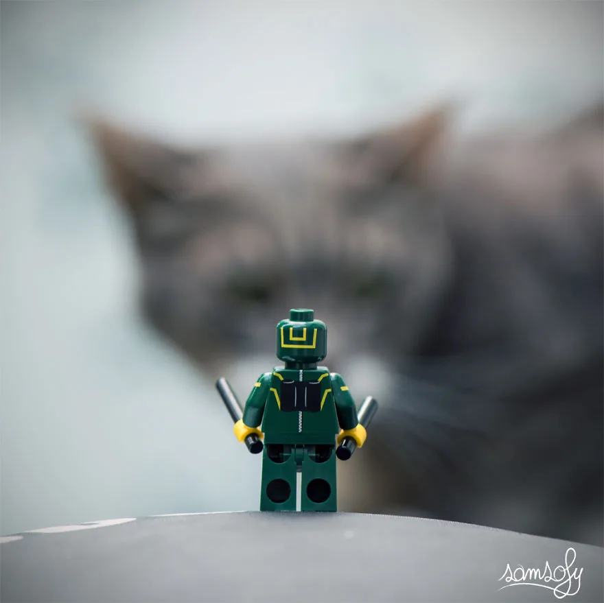 Фотограф создал Lego-миниатюры, ожидая рождения дочери