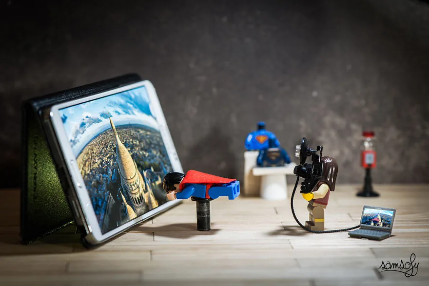 Фотограф создал Lego-миниатюры, ожидая рождения дочери
