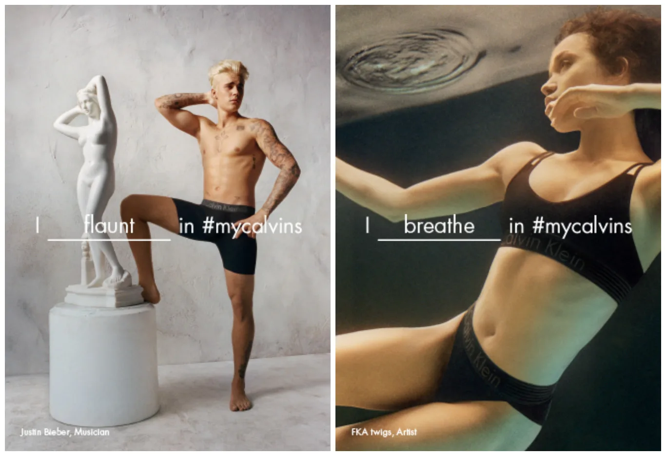 Я щеголяю в #mycalvins/Я дышу в #mycalvins