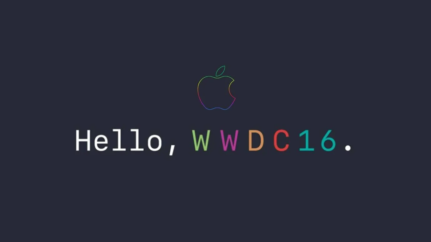 Приветственное сообщение Apple для посетителей презентации
