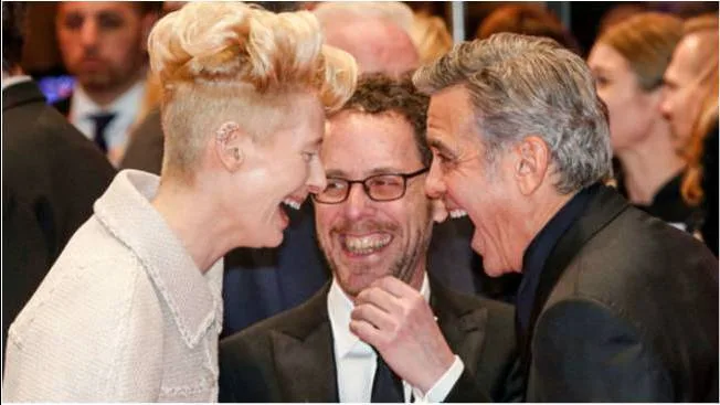 Тильда Суинтон, Джордж Клуни и Итан Коэн