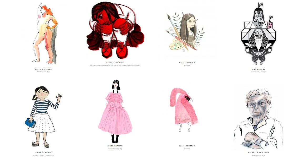 Women Who Draw: познакомьтесь с работами иллюстраторок со всего мира