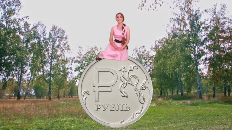 Кадр из клипа "Рубль - доллар"