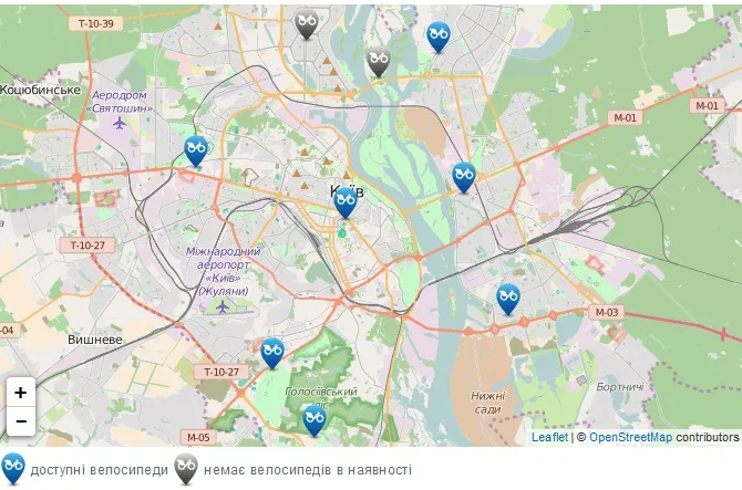Велопрокат Nextbike: Киев отучают от маршруток