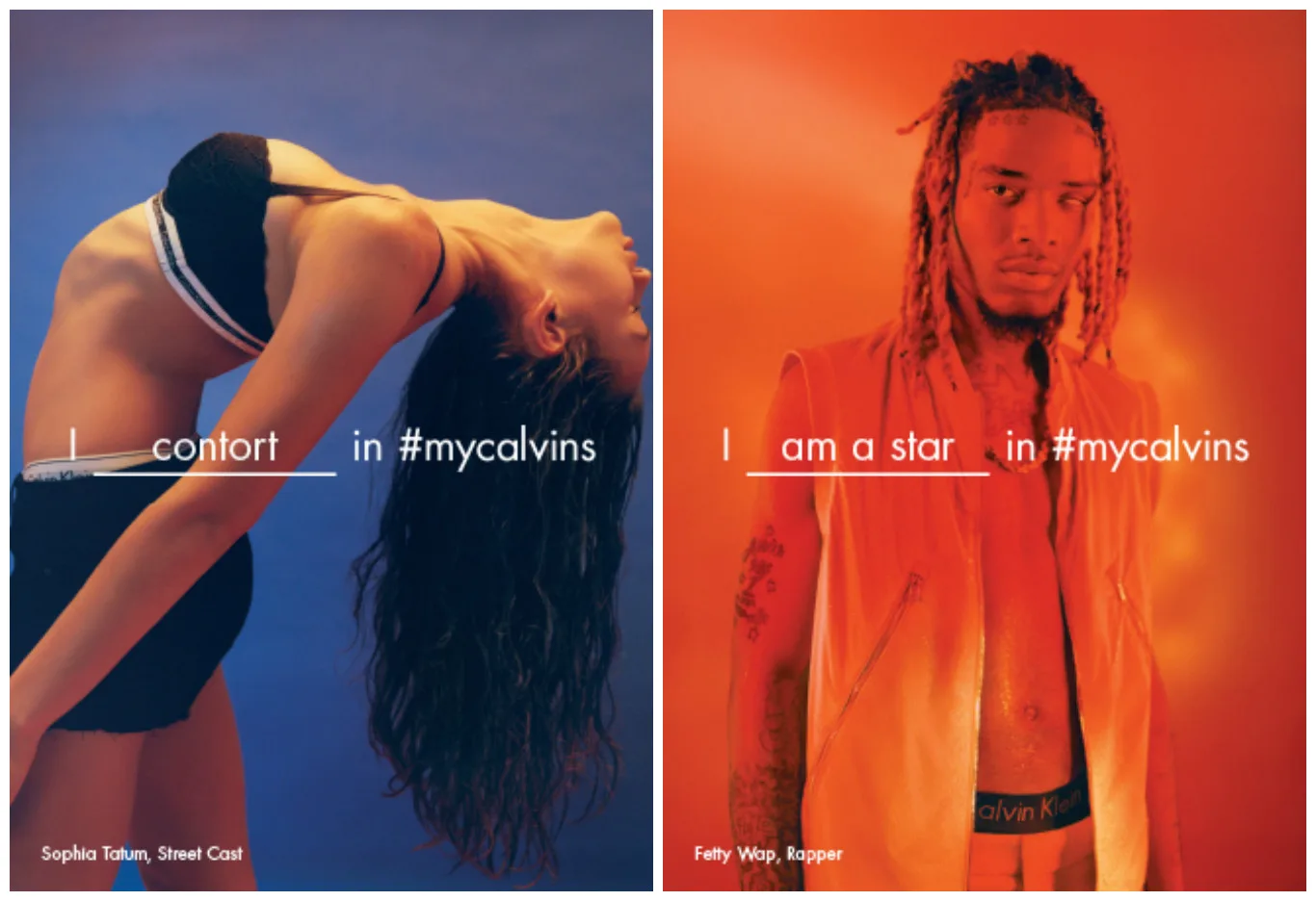 Я изгибаюсь в #mycalvins/Я известен в #mycalvins