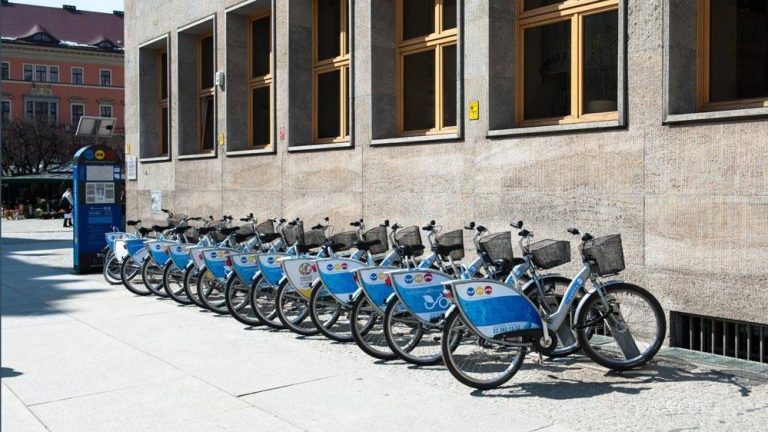 Велопрокат Nextbike во Вроцлаве, Польша