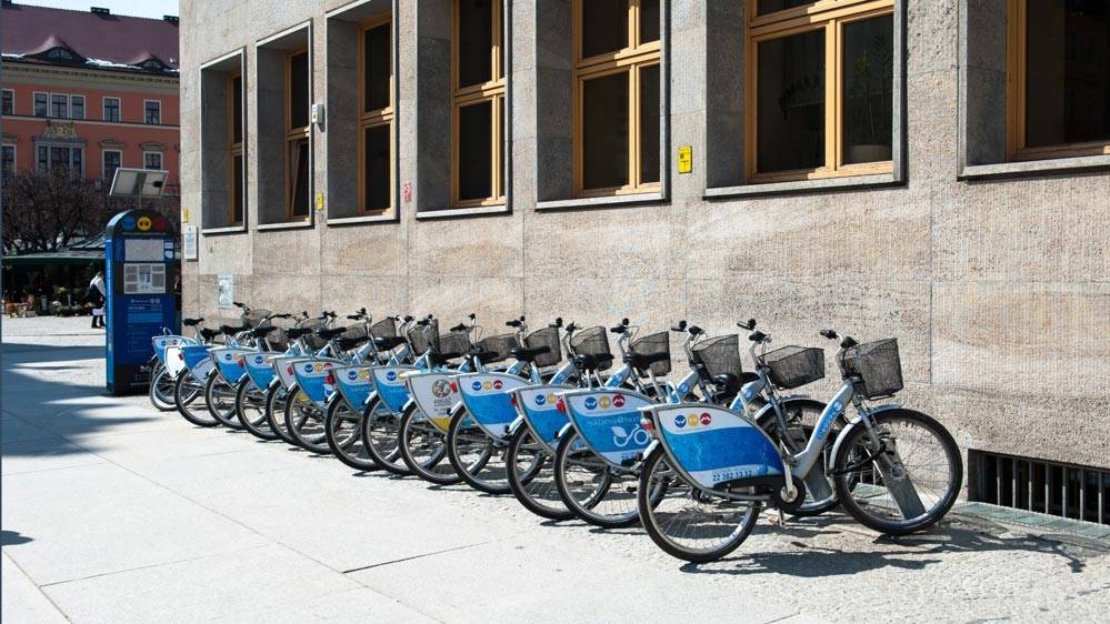 Велопрокат Nextbike во Вроцлаве, Польша